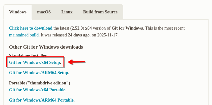 تحميل Git لنظام Windows
